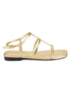 Marc Fisher Ltd Marris Ankle Strap Sandal In Gold