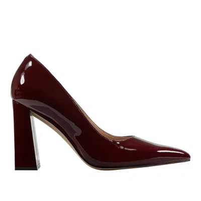 MARC FISHER LTD Women's Minny Leather Block Heel Pump