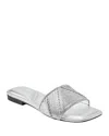 Marc Fisher Ltd Women's Murphy Flat Sandal In Silver