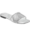 Marc Fisher Ltd Women's Murphy Flat Sandal In Silver
