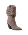 Marc Fisher Ltd Myleea Bootie In Taupe Suede