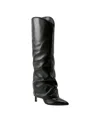 Marc Fisher Ltd Nairine Knee High Boot In Black Leather