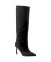 Marc Fisher Ltd Narysa Pointed Toe Knee High Boot In Black Suede
