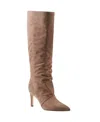 Marc Fisher Ltd Narysa Pointed Toe Knee High Boot In Light Natural Suede