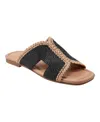 Marc Fisher Ltd Nashie Slide Sandal In Black,natural