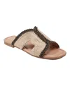 Marc Fisher Ltd Nashie Slide Sandal In Natural,black
