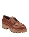 Marc Fisher Ltd Women's Nerida Suede Lug Sole Casual Loafers In Brown