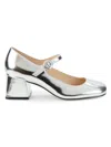 Marc Fisher Ltd Nessily Mary Jane Pump In Silver
