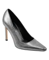 Marc Fisher Ltd Olivy Stiletto Pump In Pewter Snake Leather
