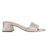 Marc Fisher Ltd Olysa Slide Sandal In Silver