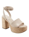 Marc Fisher Ltd Palyca Platform Sandal In Light Natural