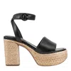 Marc Fisher Ltd Palyca Platform Sandal In Black
