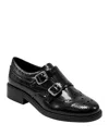 Marc Fisher Ltd Parker Wingtip Monk Strap Shoe In Black