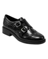 Marc Fisher Ltd Women's Parker Slip-on Casual Loafers In Black Leather