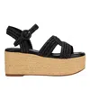 Marc Fisher Ltd Women's Payley Platform Wedge Sandal In Black