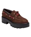 Marc Fisher Ltd Peyten Lug Sole Loafer In Brown