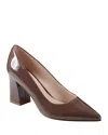 Marc Fisher Ltd Zala Block Heel Pump In Dark Brown