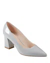 Marc Fisher Ltd Zala Block Heel Pump In Light Gray