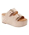 Marc Fisher Ltd Poppy Platform Sandal In Light Pink