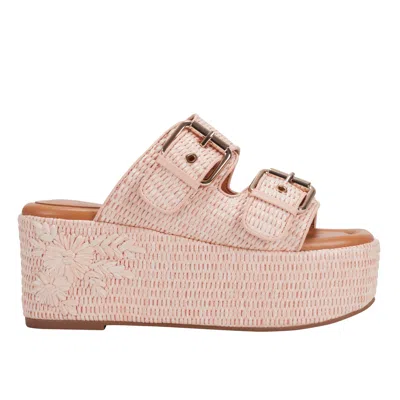 MARC FISHER LTD Women's Poppy Platform Slide Sandal