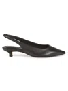 Marc Fisher Ltd Women's Posey Leather Slingback Pumps
