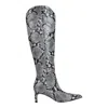 Marc Fisher Ltd Quinnie Pointed Toe Knee High Boot In Gray