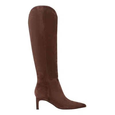 Marc Fisher Ltd Women's Quinnie Dress Leather Boot In Brown