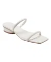Marc Fisher Ltd Raelyn Sandal In Cream Leather