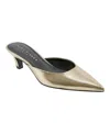 Marc Fisher Ltd Women's Rosa Pointy Toe Slip-on Dress Mules In Gold