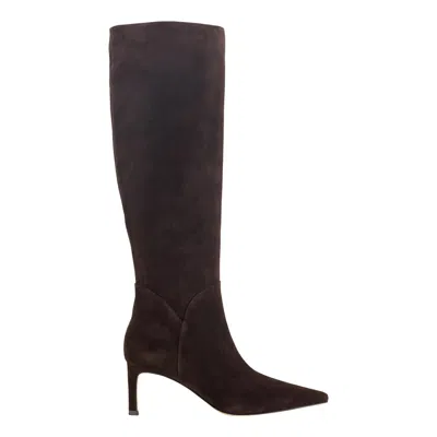 Marc Fisher Ltd Women's Sabrina Leather Boot In Brown