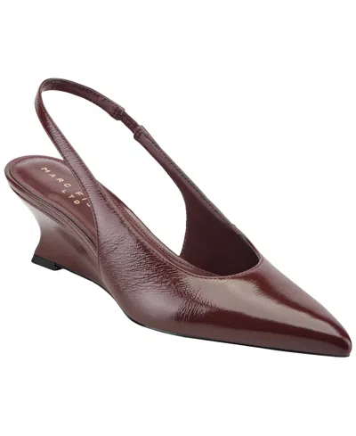 Marc Fisher Ltd Women's Taten Leather Slingback Wedge Pumps In Multi