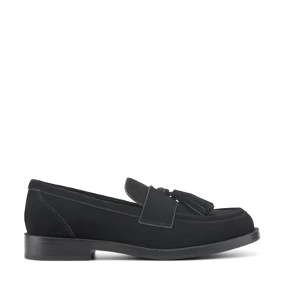 Marc Fisher Ltd Women's Tifani Leather Tassle Loafer In Black