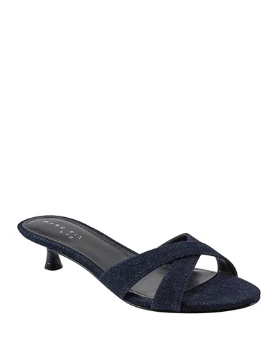 MARC FISHER LTD WOMEN'S TRACEY KITTEN HEEL SANDALS