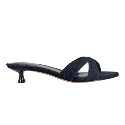 Marc Fisher Ltd Women's Tracey Slide Dress Sandal In Blue