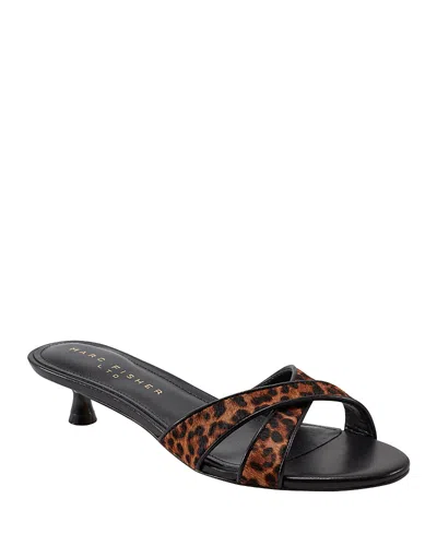 MARC FISHER LTD WOMEN'S TRACEYLY CALF HAIR SANDALS