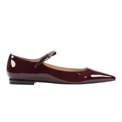 MARC FISHER LTD Women's Trella Leather Mary Jane Flat