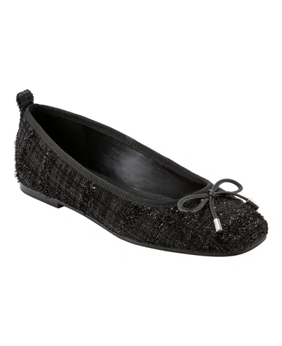 MARC FISHER LTD WOMEN'S UBET SLIP-ON SQUARE TOE DRESS FLATS