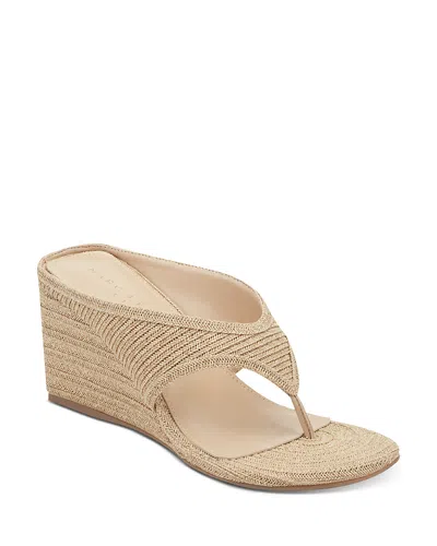 Marc Fisher Ltd Udena Wedge Flip Flop In Multi
