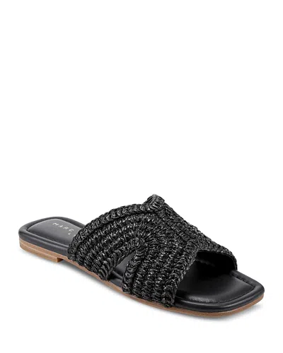MARC FISHER LTD WOMEN'S WOVEN SLIDE SANDALS
