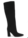Marc Fisher Ltd Women's Yarli 75mm Tall Suede Boots In Black