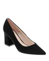 Marc Fisher Ltd Women's Zala 20 Pointed Toe Block Heel Pumps In Black
