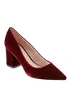 Marc Fisher Ltd Women's Zala 20 Pointed Toe Block Heel Pumps In Dark Red