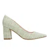 Marc Fisher Ltd Women's Zala Block Heel Pointy Toe Pump In Green