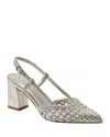 Marc Fisher Ltd Zunnie Slingback Pointed Toe Pump In Gold