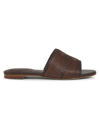 Marc Fisher Ltd Women's Zuri Leather Slide Sandals