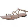 Marc Fisher Ltd Womens Buckle Leather Ankle Strap In Medium Natural