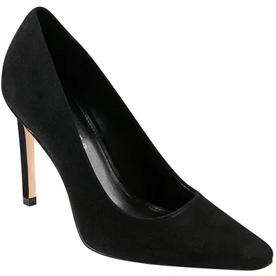 Marc Fisher Ltd Womens Solid Suede Pumps In Black
