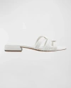 Marc Fisher Ltd Women's Casara Slip-on Square Toe Dress Sandals In Ivory