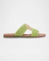Marc Fisher Ltd Navie Slide Sandal In Dark Green