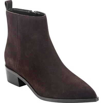 Marc Fisher Ltd Yalanda Pointed Toe Bootie In Brown